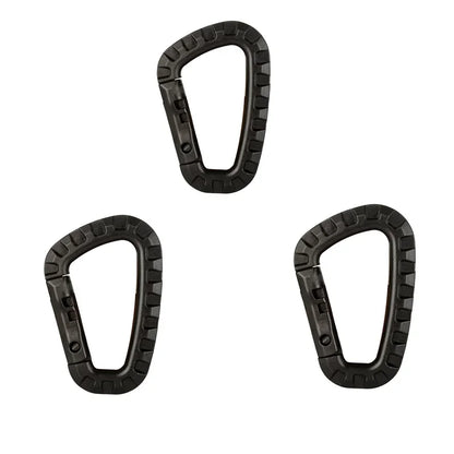 6x Tactical Carabiner Carabina Karabiner Clip Plastic Cadet Hiking Camping