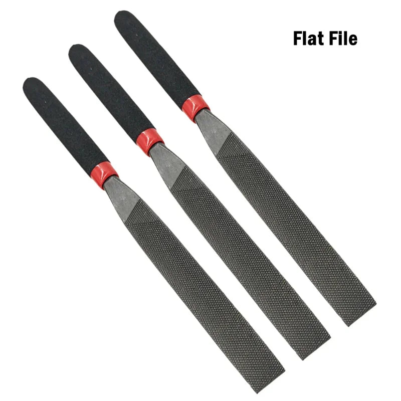 Small Steel Files Needle Flat File for Stone Glass Metal Carving Craft Needle Filing Woodworking Hand Tool Set Carpentry Tools