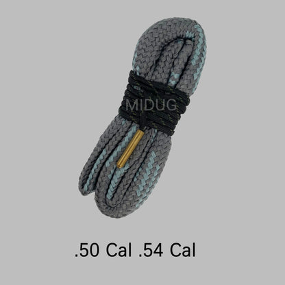 MIDUG .50 Cal .54 Caliber Gun Cleaning Kit Bore Cleaner Snake for Long Ranger Rifle Gun Weapon Clean