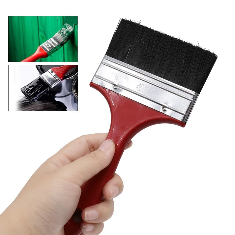 1-6 Inch Brush, Bristle Paint Brush, Painting Tool Brush,633 Plastic Handle, Not Easy to Lose Hair