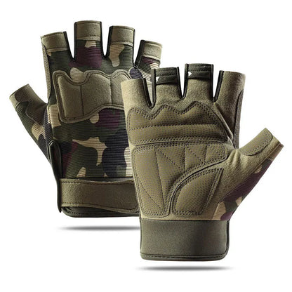 Tactical Gloves for Men and Women Half Finger Outdoor Mountaineering and Cycling Wear-resistant Breathable Riding Gloves