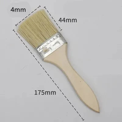 5PC Paint Brush 1/2/4/6 Inch Wooden Handle BBQ Brush for Wall and Furniture Paint Tool Painting Brushes Set Artist Paint Brushes