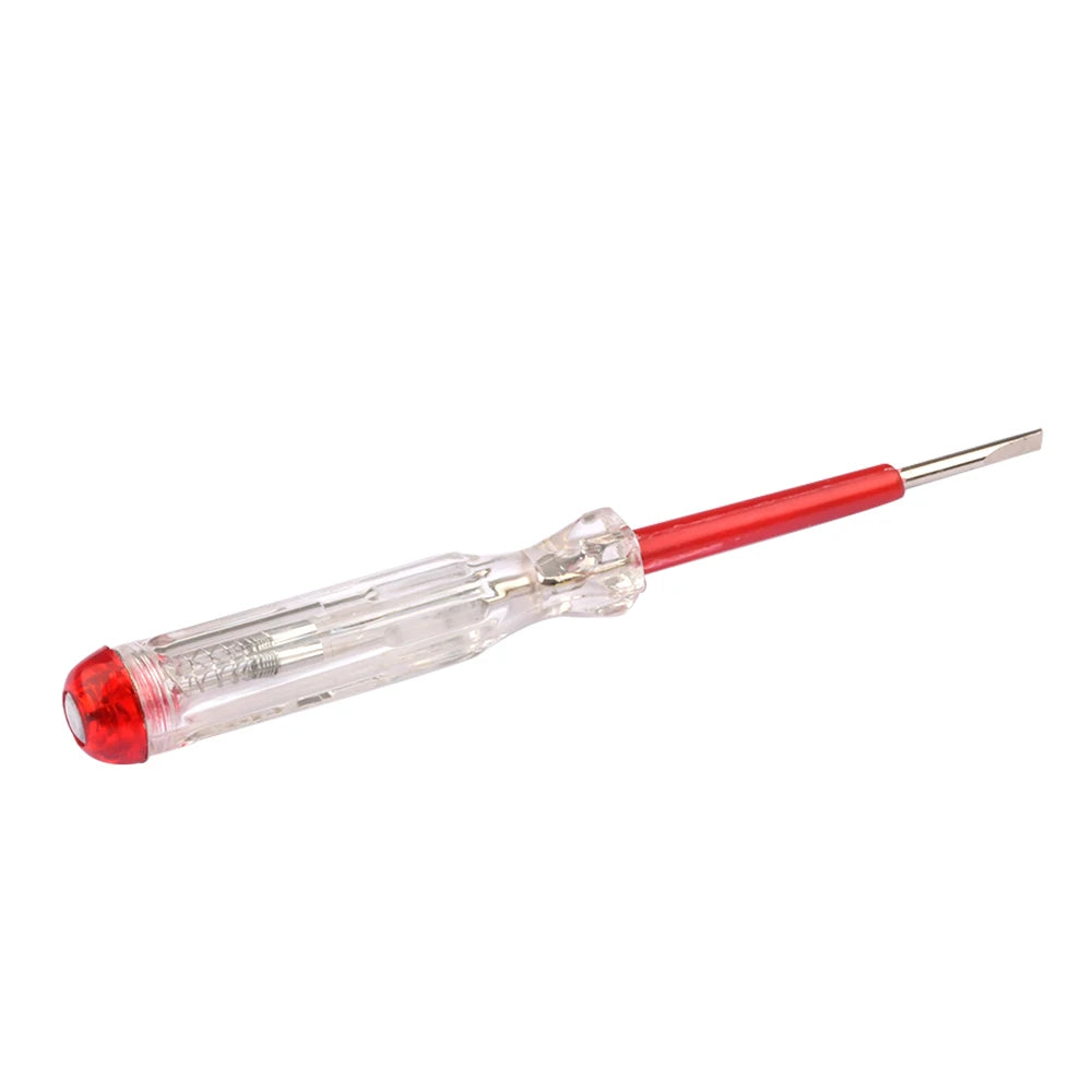 100-500V Test Pen Portable Flat Screwdriver Electric Tool Hand Tool LED Voltage Tester Multipurpose Non-contact Circuit Test Pen