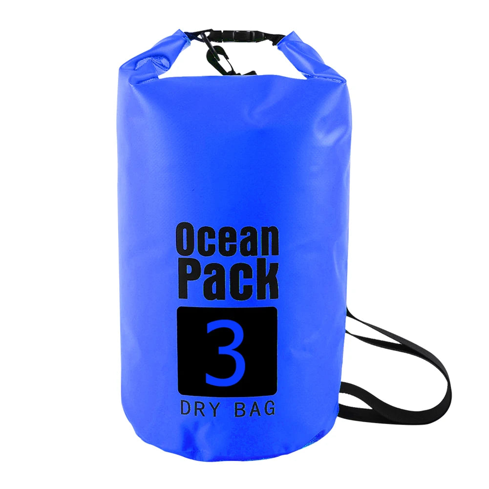 2L/3L/5L/10L Waterproof Dry Bag Pack Sack Swimming Rafting Kayaking River Trekking Floating Sailing Canoing Boating Water Bag