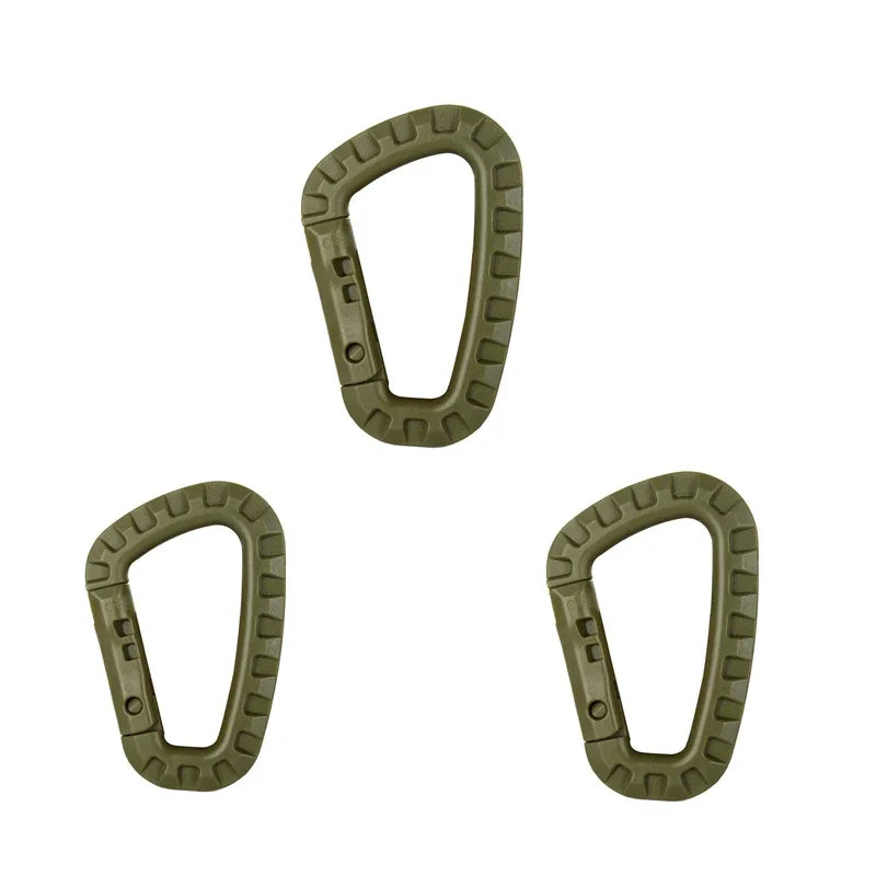 6x Tactical Carabiner Carabina Karabiner Clip Plastic Cadet Hiking Camping