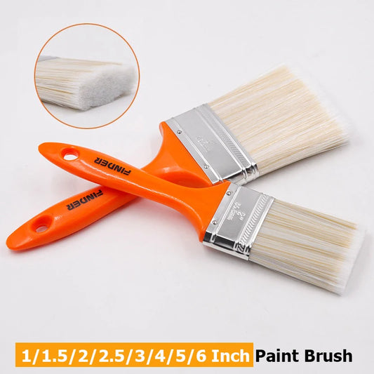 1/1.5/2//2.5/3/4/5/6Inch Paint Brush ABS Handle Soft Hair Brush Artist Painting Brushes for Wall and Furniture Paint Tool