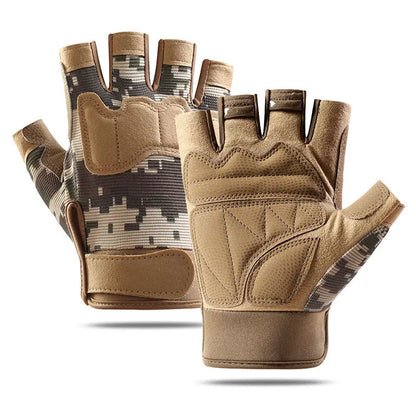 Tactical Gloves for Men and Women Half Finger Outdoor Mountaineering and Cycling Wear-resistant Breathable Riding Gloves