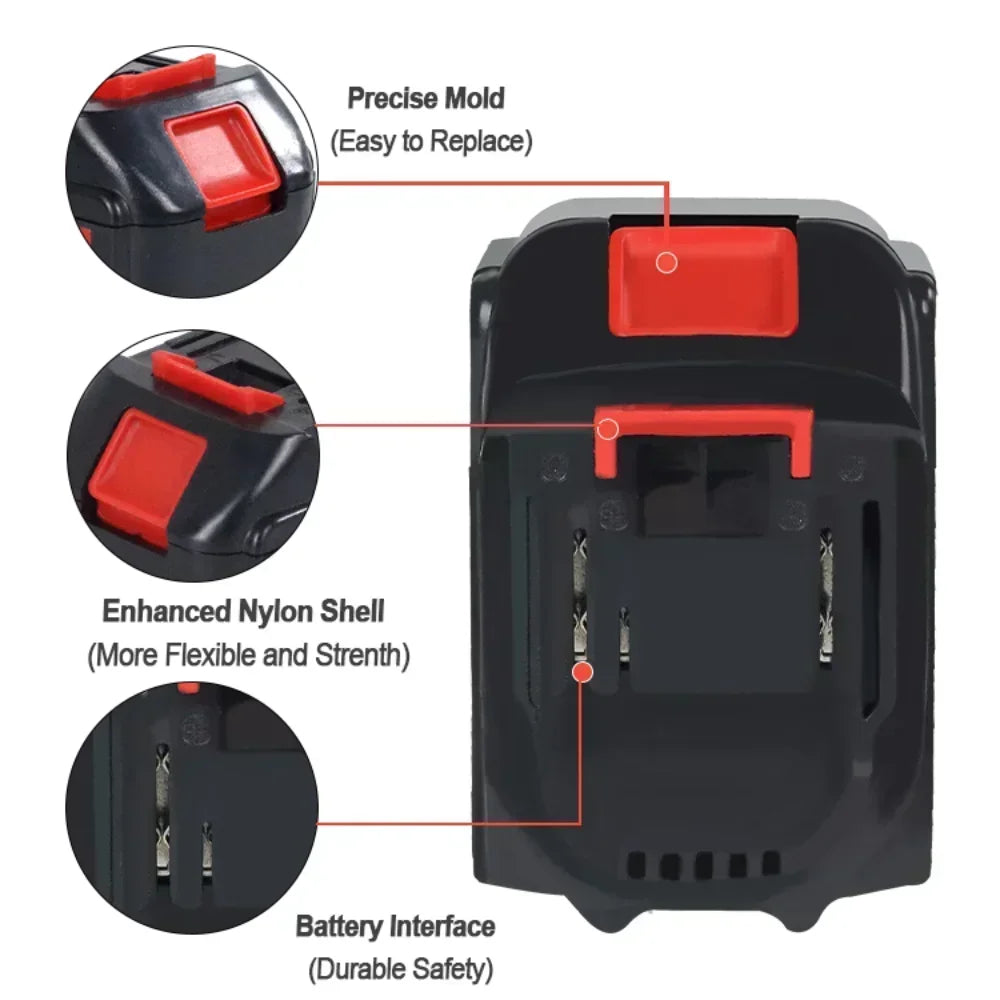 21V 15000mAh Rechargeable Lithium Ion Battery for Makita 18V Power Tool Electric Wrench Dirll Screwdriver Replacement Battery