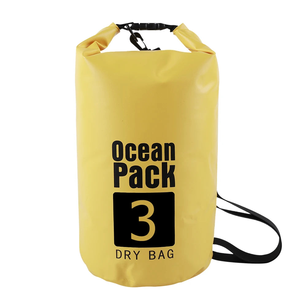 2L/3L/5L/10L Waterproof Dry Bag Pack Sack Swimming Rafting Kayaking River Trekking Floating Sailing Canoing Boating Water Bag