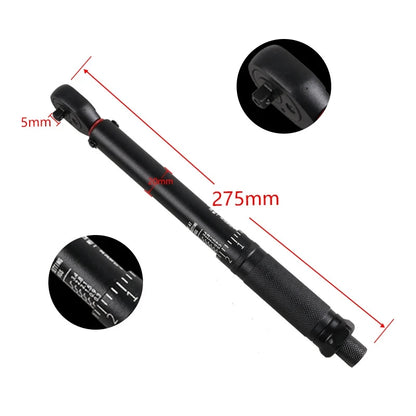 Torque Wrench 1/2'' 3/8'' 1/4'' Square Drive Preset Bicycle Torques Key Two-way Ratchet Car Bike Automotive Hand Tools